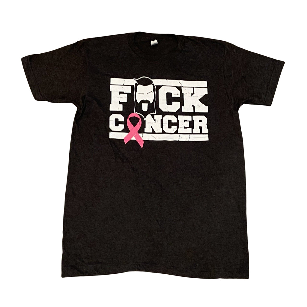 THIGHBRUSH® - "F-UCK CANCER" - Men's T-Shirt - Heather Graphite