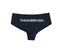 THIGHBRUSH® - Women's Underwear - Cheeky Booty Shorts - Black with Grey