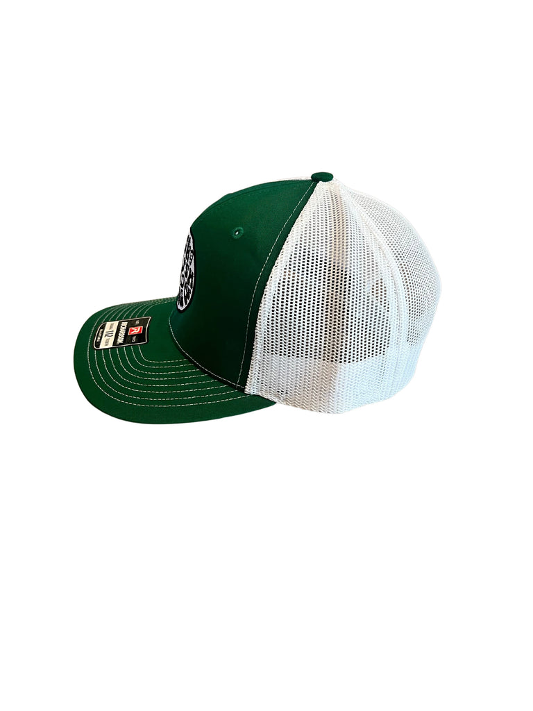 THIGHBRUSH® BEARD RIDING COMPANY - Trucker Snapback Hat - Green/White