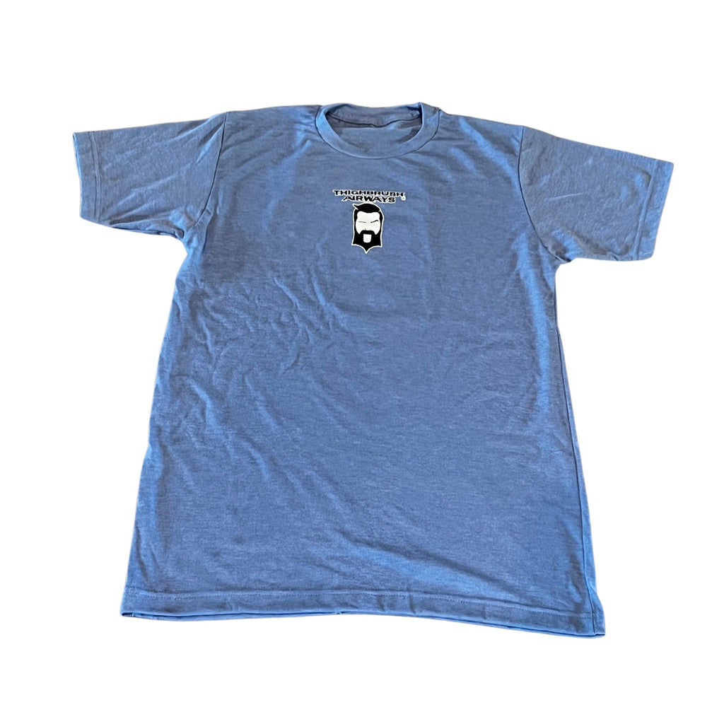 THIGHBRUSH® AIRWAYS - MILE THIGH CLUB - Men's T-Shirt - Sky Blue
