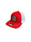 THIGHBRUSH® BEARD RIDING COMPANY - Trucker Snapback Hat - Red/White