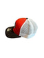 THIGHBRUSH® BEARD RIDING COMPANY - Trucker Snapback Hat - Orange/Black/White