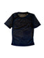 THIGHBRUSH® - Women's Sheer Mesh T-Shirt - Black